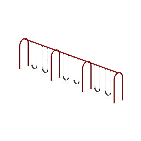 Childforms Swings Triple Bay Arch Swing Set SWG-00043