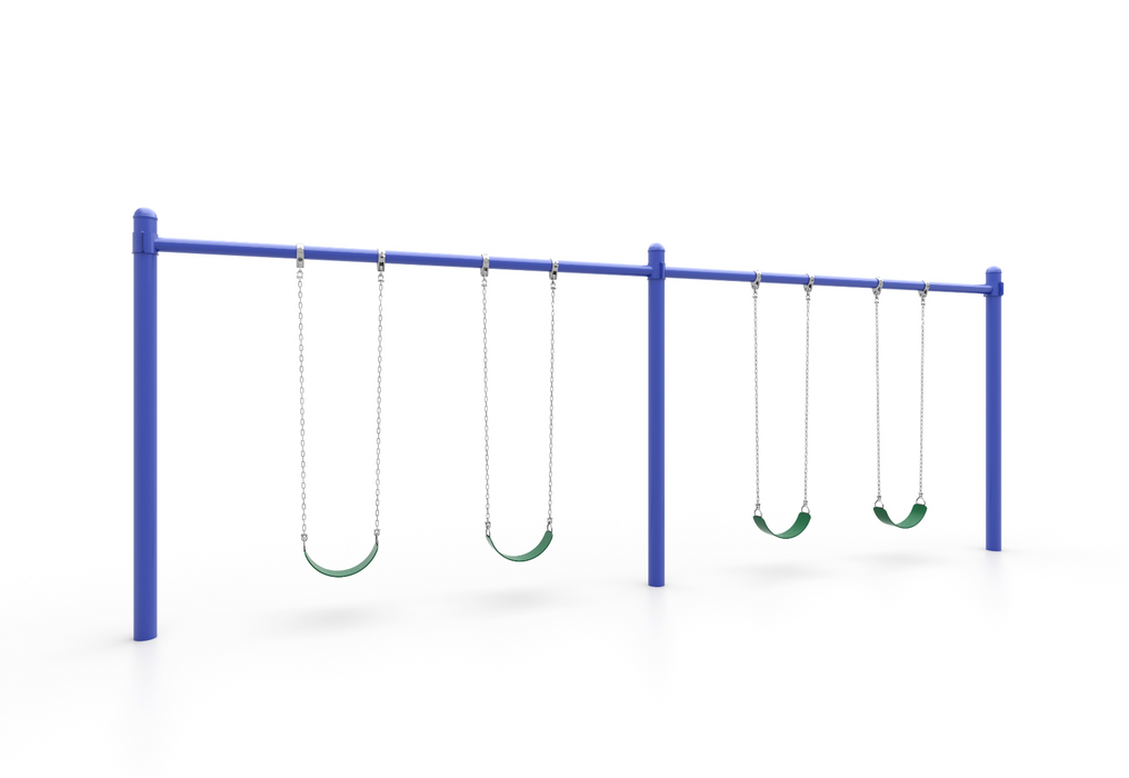 Wisdom WiseFREE 5" Single Post Swing 8ft QSSPS-080