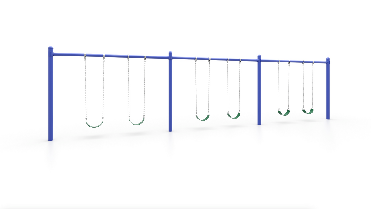 Wisdom WiseFREE 5" Single Post Swing 8ft QSSPS-080