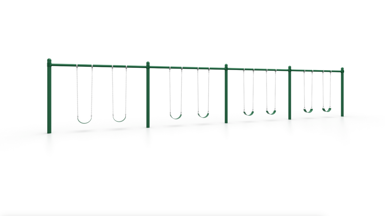 Wisdom WiseFREE 5" Single Post Swing 8ft QSSPS-080