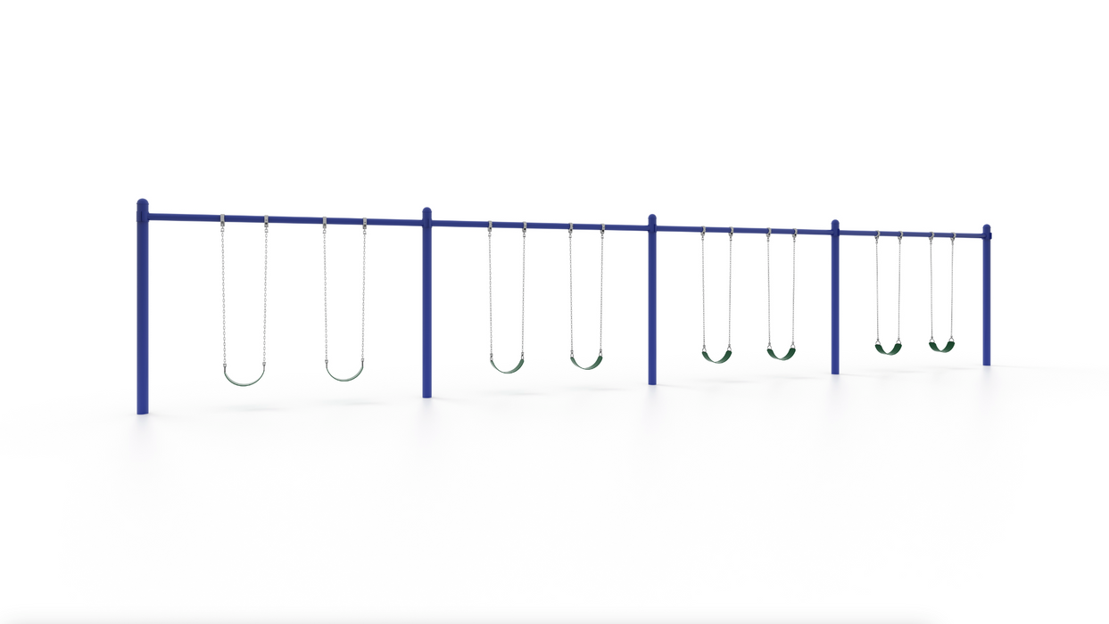 Wisdom WiseFREE 5" Single Post Swing 8ft QSSPS-080