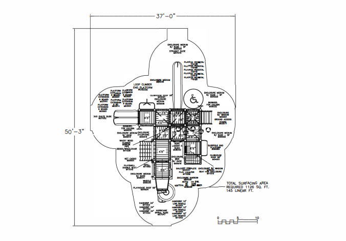 BigToys Pine Playground Structure BT-807, MBT-807