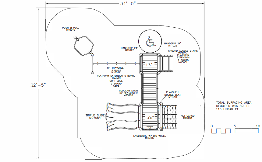 BigToys Canyon Playground Structure BT-210, MBT-210