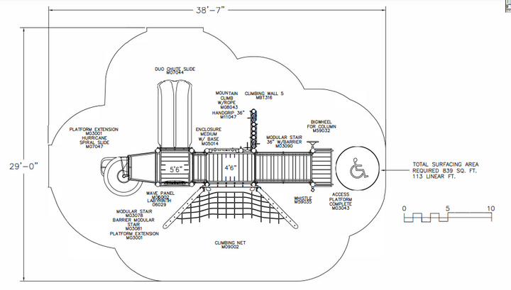 BigToys Castaway Playground Structure BT-209, MBT-209