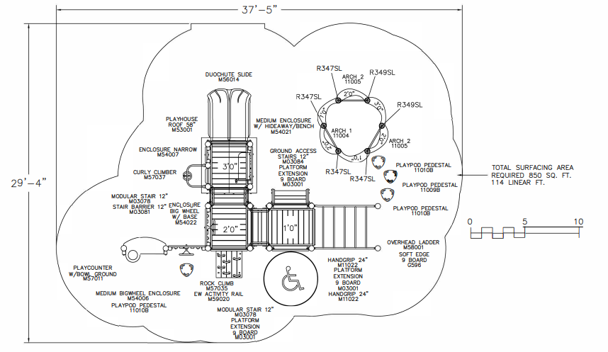 BigToys Delight Playground Structure EC-413, MEC-413