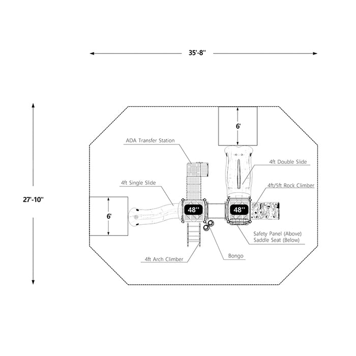 Wisdom Shinin Bright Playground Structure QSWP-350002