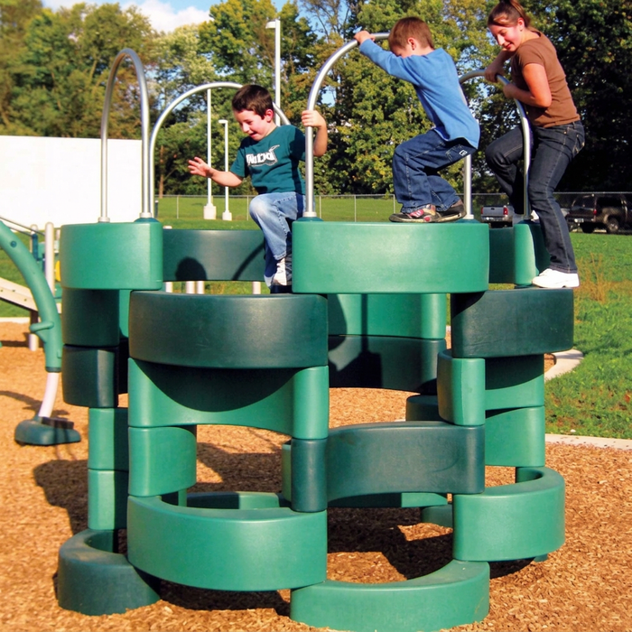 BigToys Commercial PlayShell Fort (8 sided) Freestanding Climbing BT-268