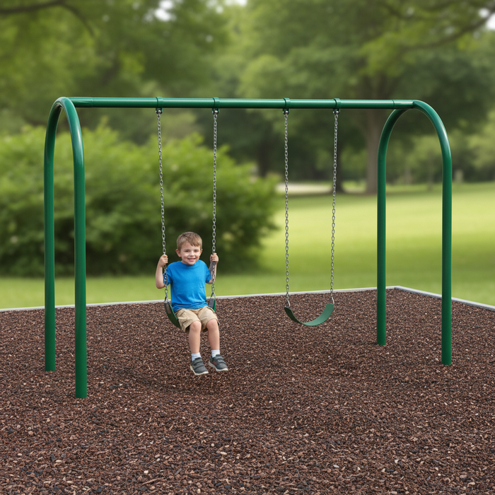 Wisdom WiseFREE 3.5" Arch Swing Set 8ft