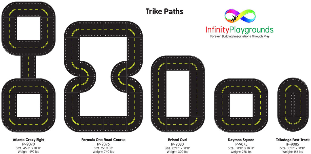 Infinity Playgrounds Atlanta Crazy Eight Trike Path IP-9070