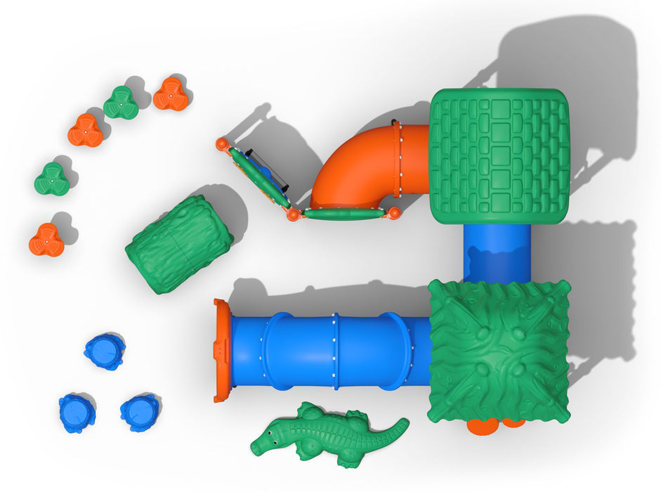 Custom Playground Equipment Tumble Town Playground Set CPP-210