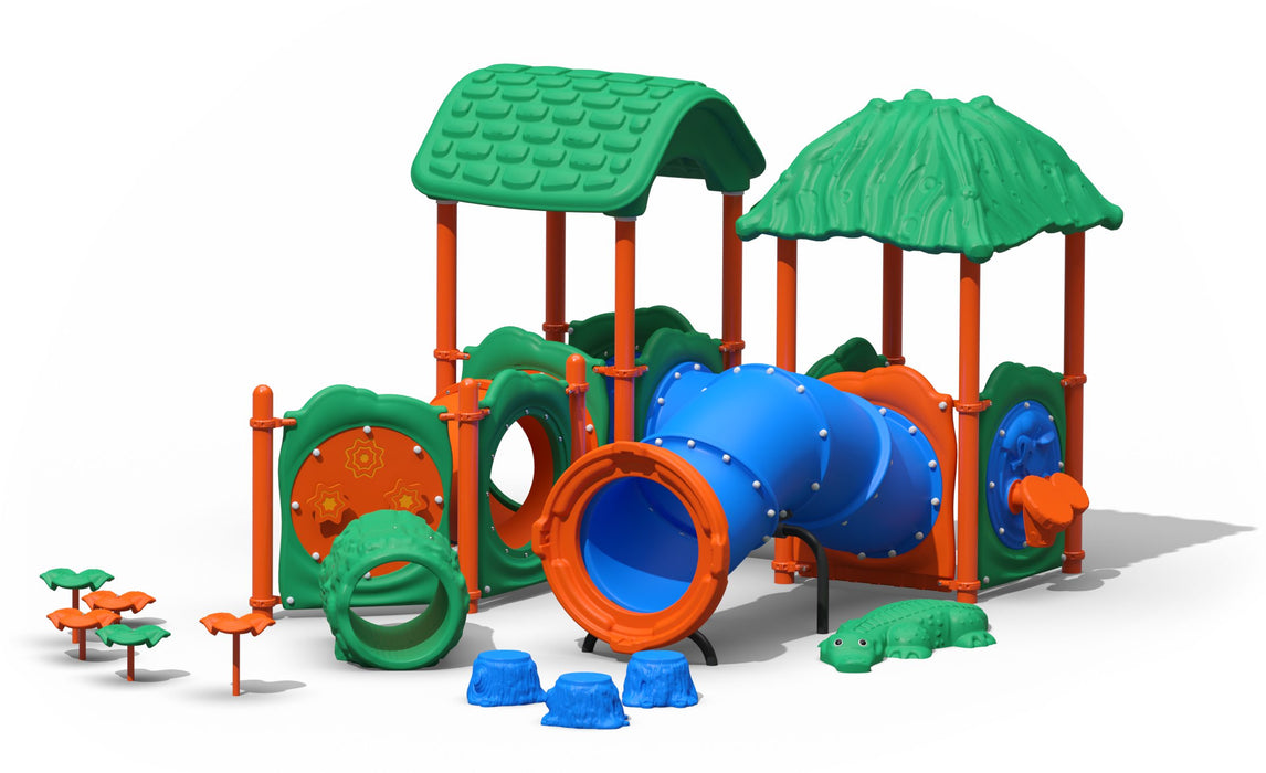 Custom Playground Equipment Tumble Town Playground Set CPP-210