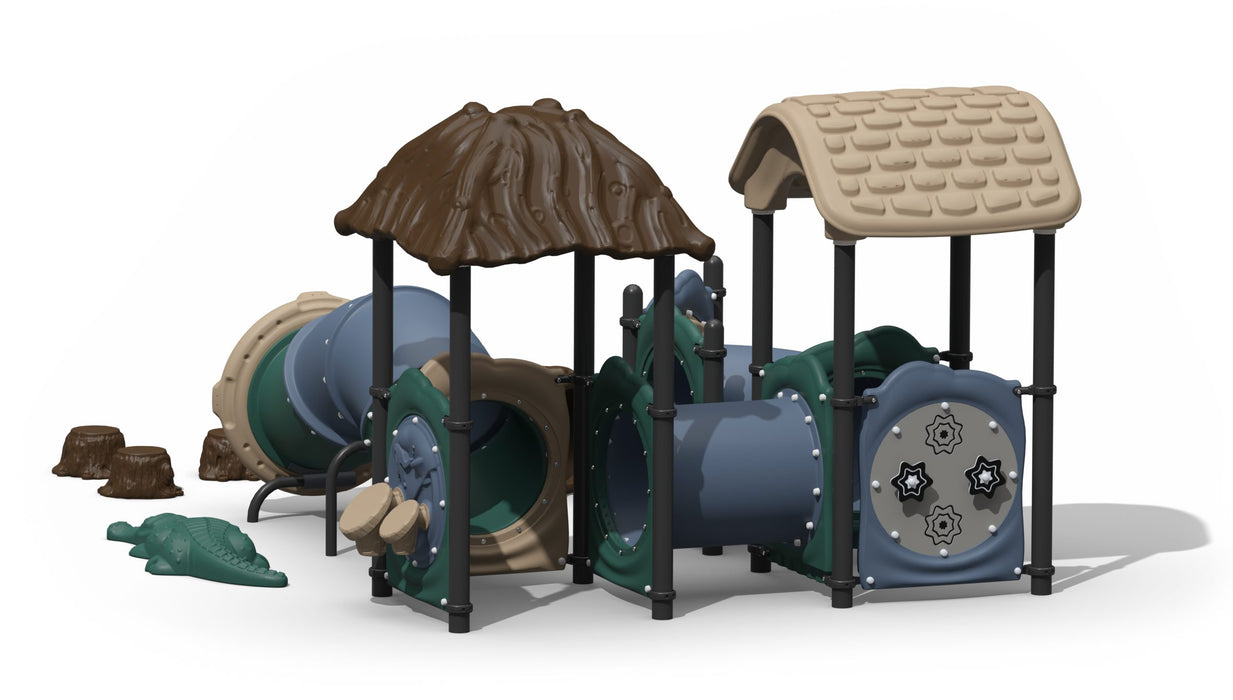 Custom Playground Equipment Tumble Town Playground Set CPP-210
