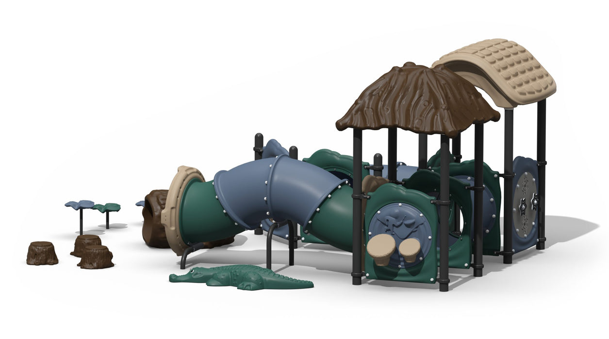 Custom Playground Equipment Tumble Town Playground Set CPP-210