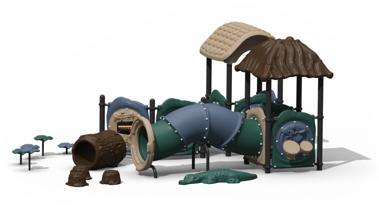 Custom Playground Equipment Tumble Town Playground Set CPP-210