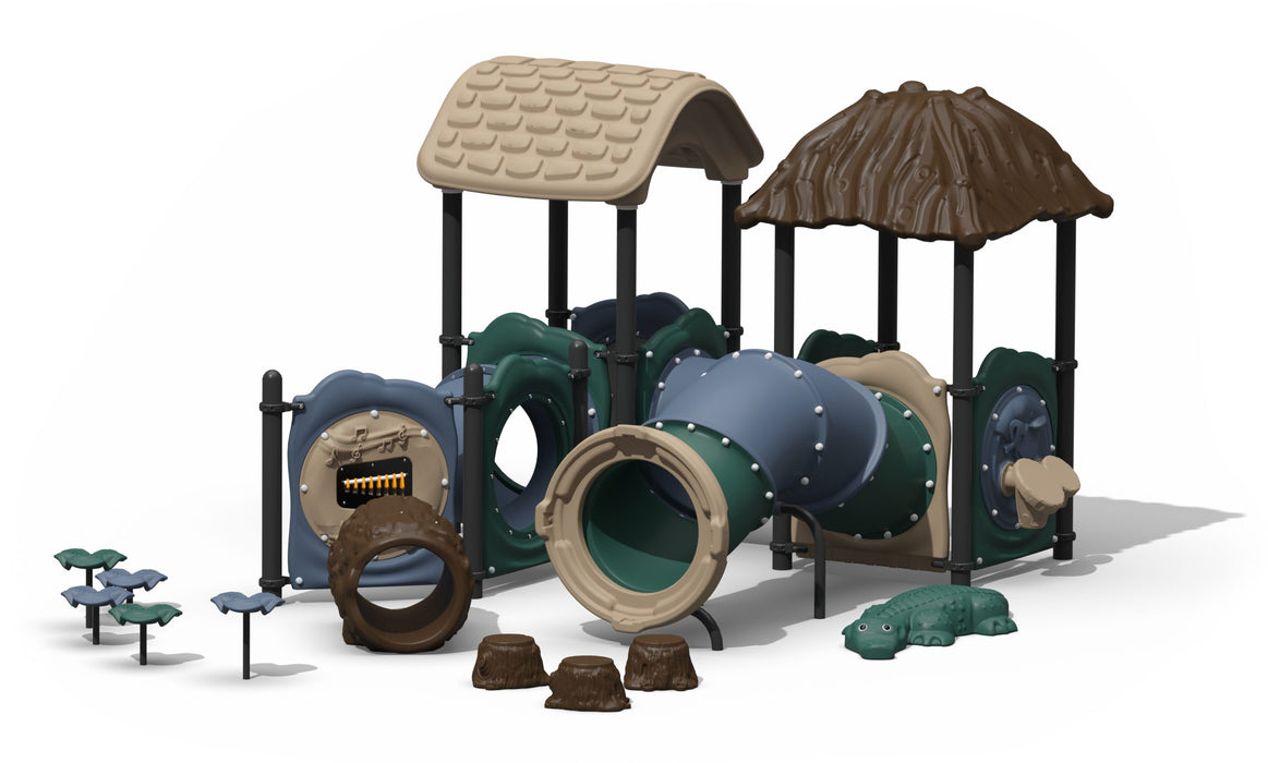 Custom Playground Equipment Tumble Town Playground Set CPP-210
