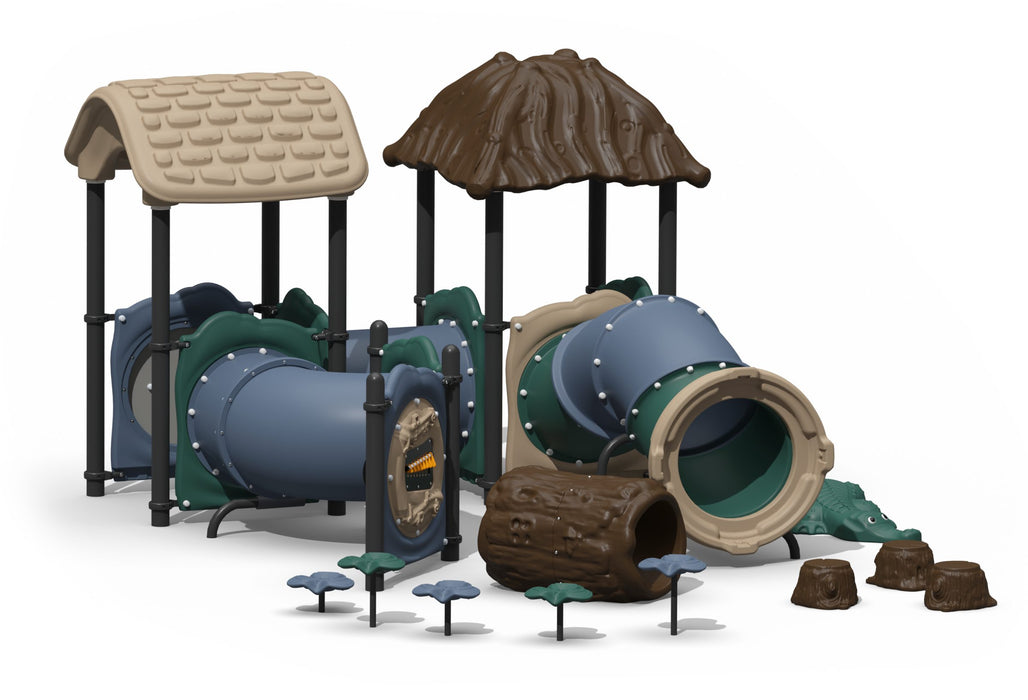 Custom Playground Equipment Tumble Town Playground Set CPP-210