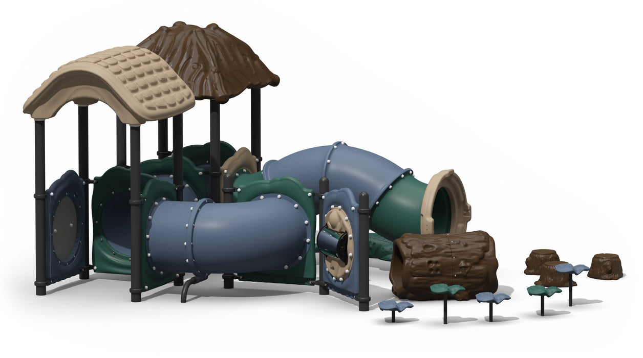 Custom Playground Equipment Tumble Town Playground Set CPP-210