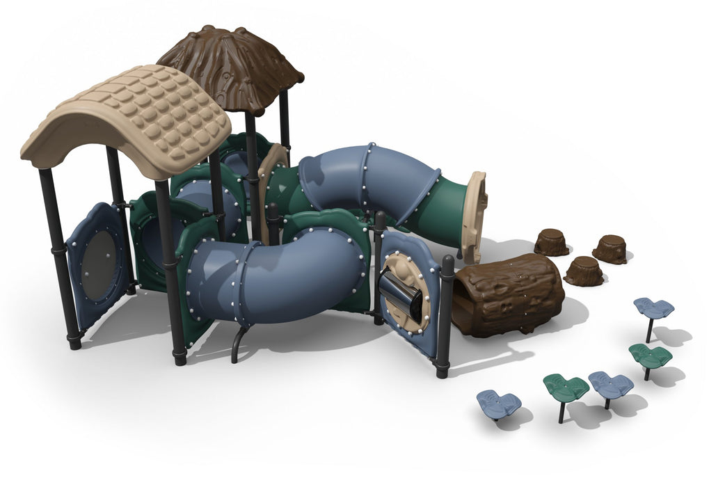 Custom Playground Equipment Tumble Town Playground Set CPP-210