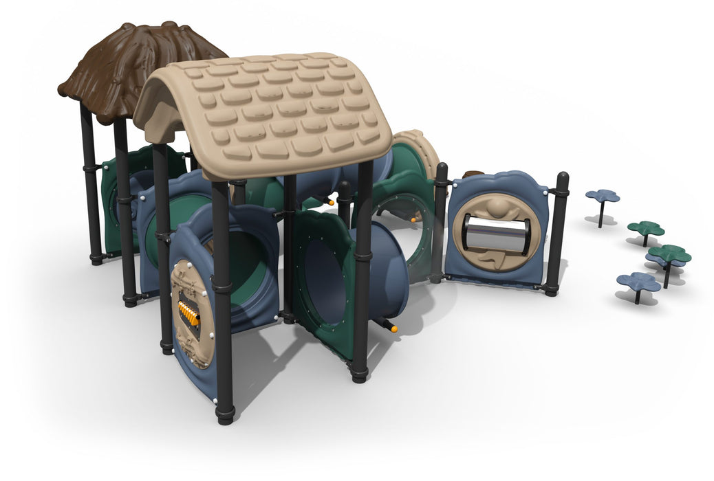 Custom Playground Equipment Tumble Town Playground Set CPP-210