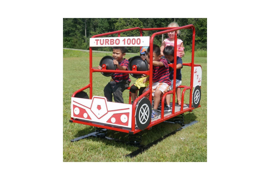 Infinity Playgrounds Turbo 1000 Rayzir Multi Passenger Spring Rider IP-7022-ws