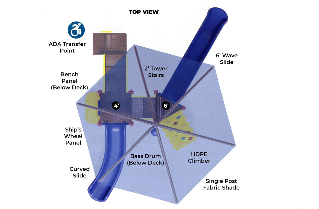 UltraPlay Systems Timber Glen Playground UPLAY-005 UPLAY-042