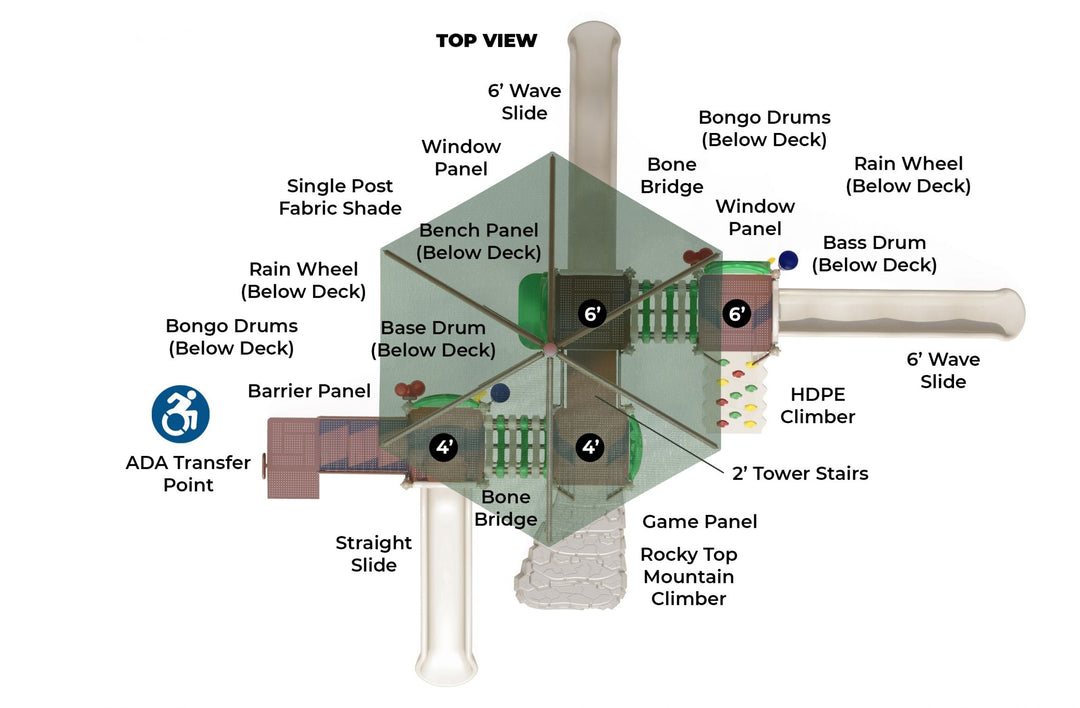 UltraPlay Systems  Big Sky Playground UPLAY-080 UPLAY-044