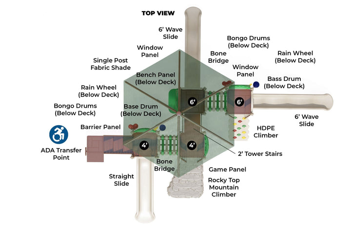 UltraPlay Systems  Big Sky Playground UPLAY-080 UPLAY-044