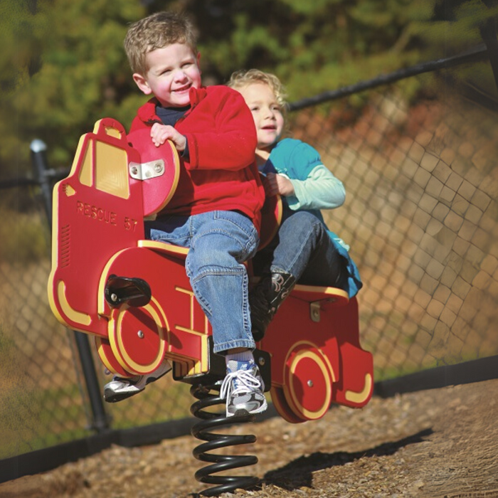 Childforms 2-Seat Fire Truck Spring Rider SPR-00001