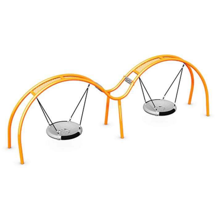 BigToys Double Flying Saucer Swing Freestanding BigToys Swings MBT241