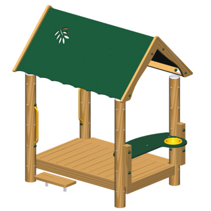 BigToys Breezeway Playhouse Freestanding Trike Path EC-016, MEC-016