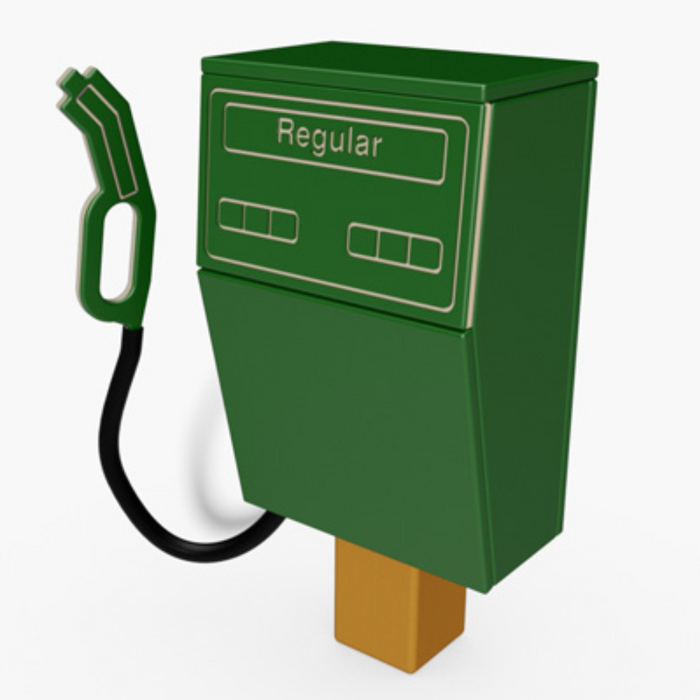 BigToys Gas Pump Freestanding Trike Path MEC-222