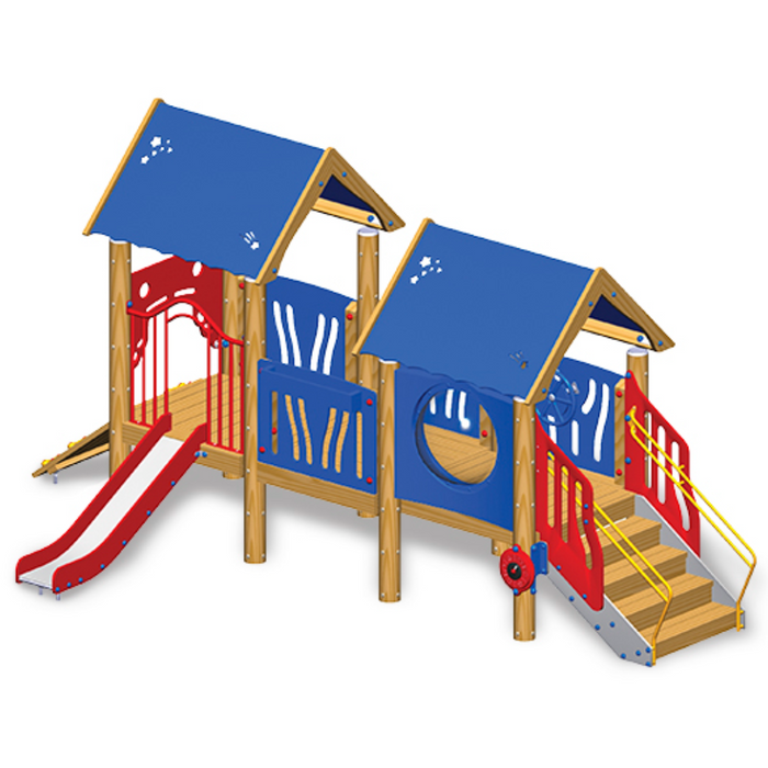 BigToys Tot City Freestanding EarlyWorks Structures EC-205, MEC-205