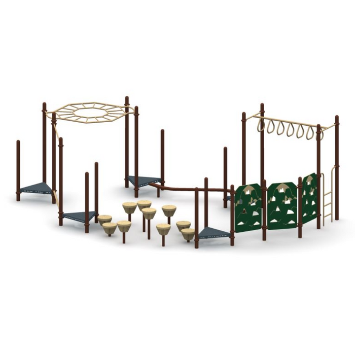 Childforms 3.5" FunPlay Structures Boot Camp Playground Structure STR-35410