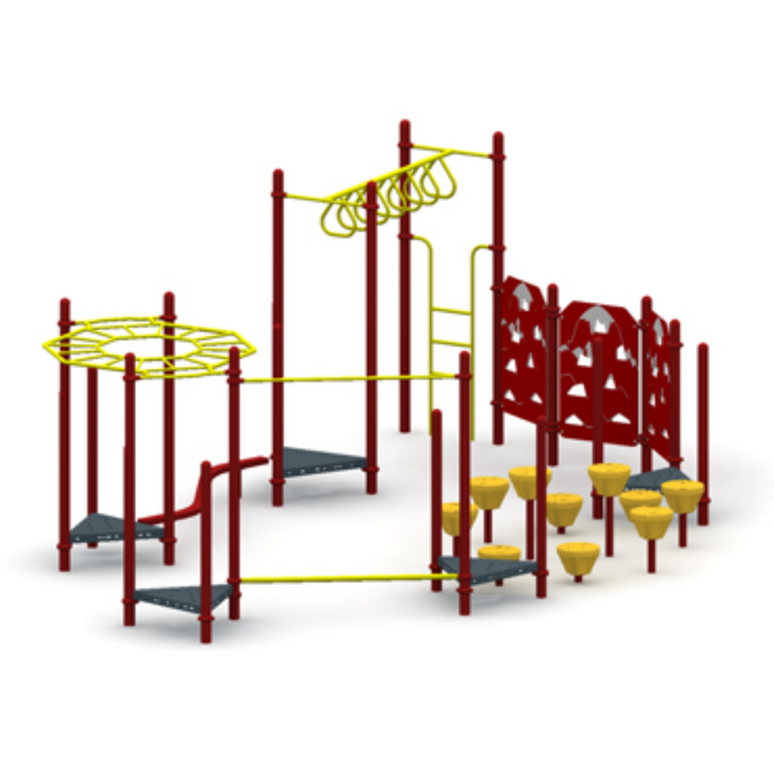 Childforms 3.5" FunPlay Structures Boot Camp Playground Structure STR-35410