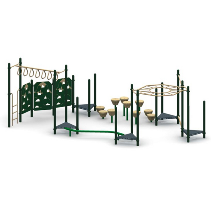 Childforms 3.5" FunPlay Structures Boot Camp Playground Structure STR-35410