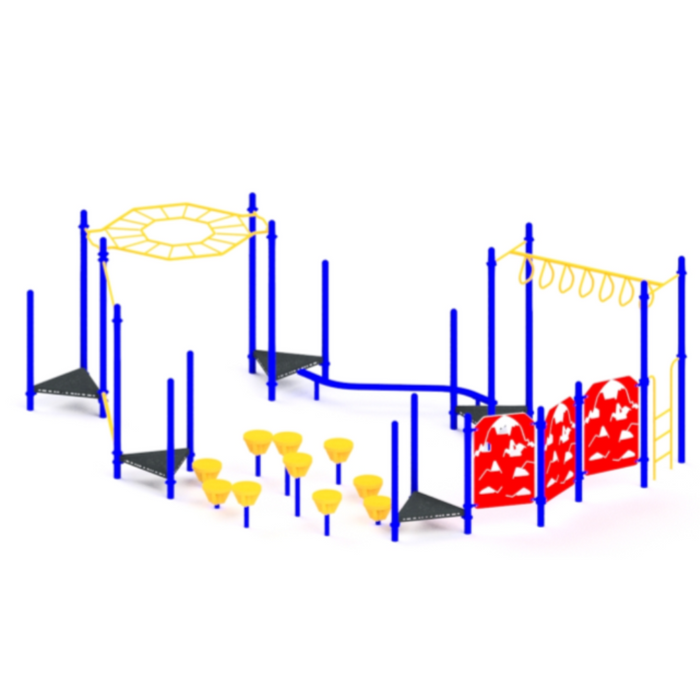 Childforms 3.5" FunPlay Structures Boot Camp Playground Structure STR-35410