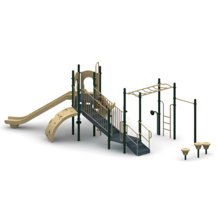 Childforms 3.5" FunPlay Structures Double Down Playground Structure STR-353135