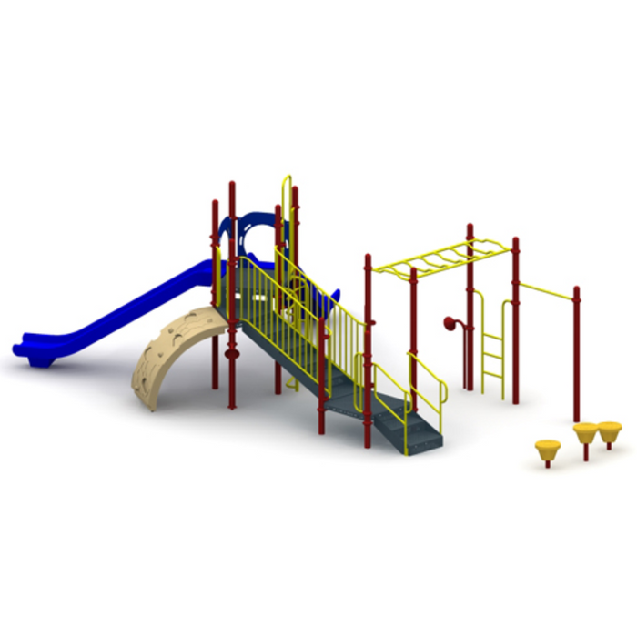 Childforms 3.5" FunPlay Structures Double Down Playground Structure STR-353135