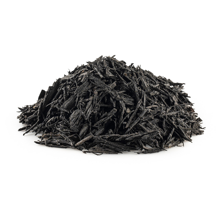 Rubber Mulch Shredded Rubber Mulch | Painted Black