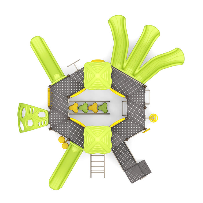 Wisdom Commercial Quad Rush Playground Structure WKP35-0008