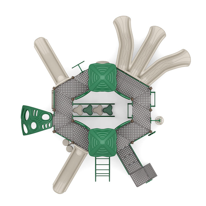 Wisdom Commercial Quad Rush Playground Structure WKP35-0008
