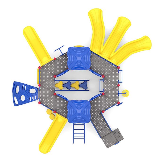 Wisdom Commercial Quad Rush Playground Structure WKP35-0008