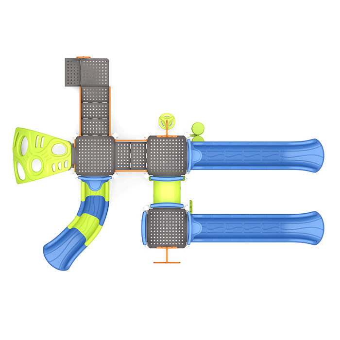 Wisdom Commercial Ridge Racer Playground Structure WKP35-0012