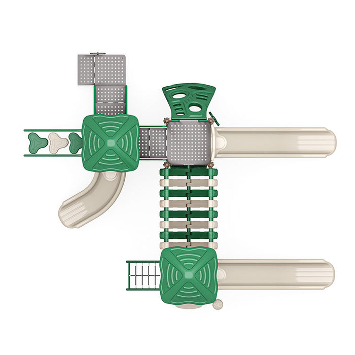 Wisdom Commercial Speedway Falls Playground Structure WKP35-0104