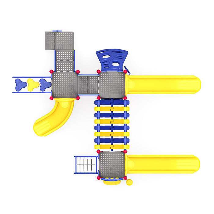 Wisdom Commercial Speedway Falls Playground Structure WKP35-0104
