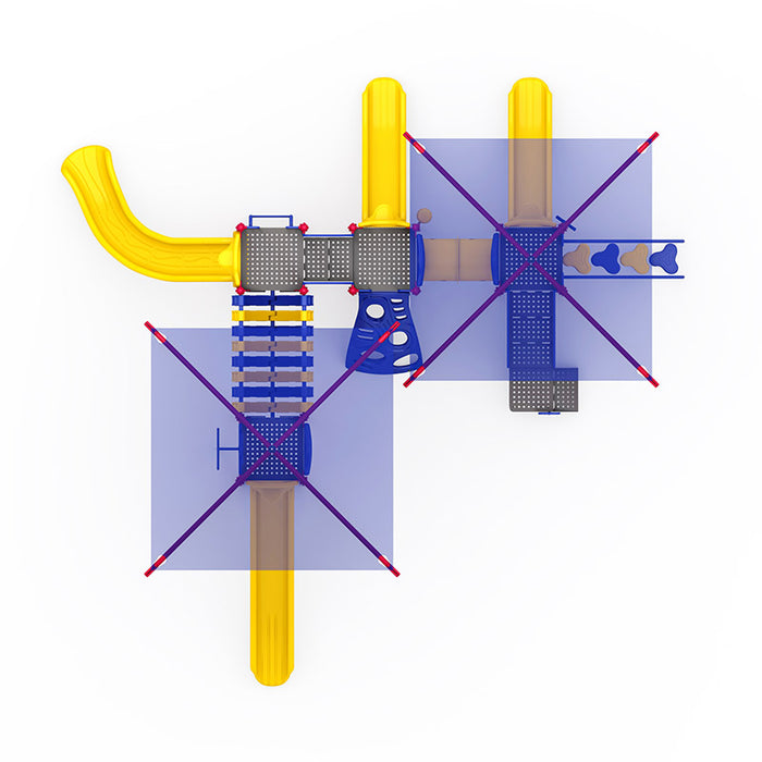 Wisdom Commercial Arch Glider Playground Structure WKP35-0106