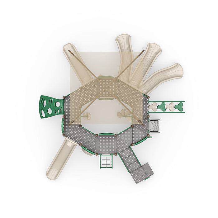 Wisdom Commercial Quad Rush Playground Structure WKP35-0108