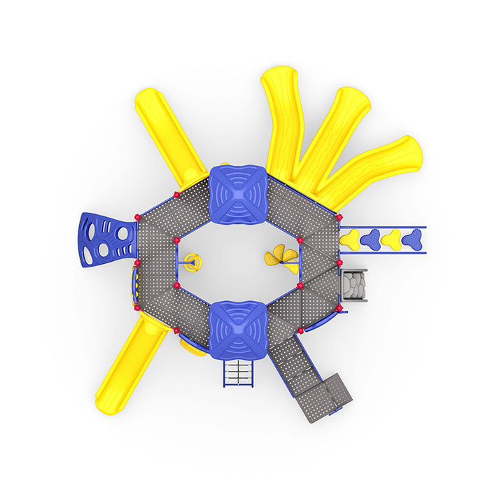 Wisdom Commercial Quad Rush Playground Structure WKP35-0108