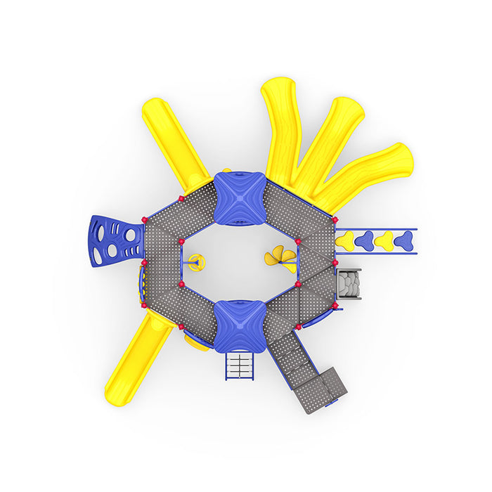 Wisdom Commercial Quad Rush Playground Structure WKP35-0108