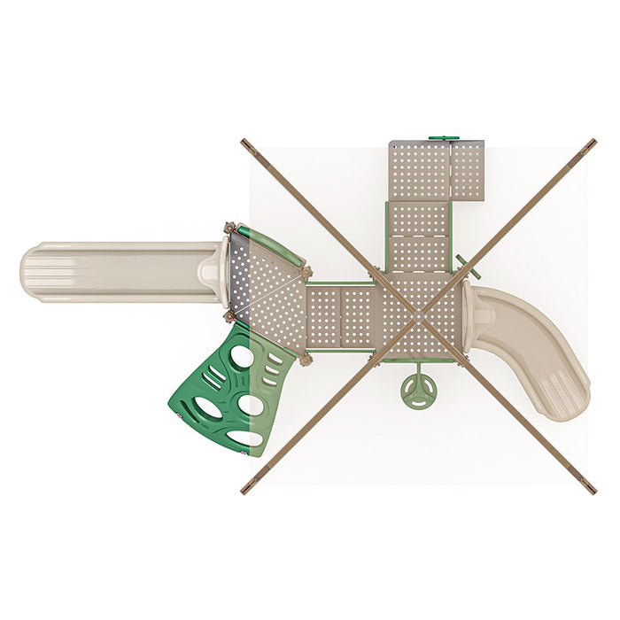 Wisdom Commercial Boulder Dash Playground Structure WKP35-0109